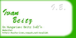ivan beitz business card